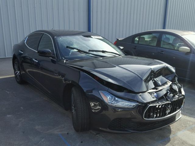 ZAM57XSA7H1221497 - 2017 MASERATI GHIBLI BLACK photo 1