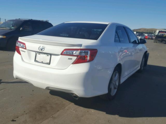 4T1BF1FK4CU569738 - 2012 TOYOTA CAMRY BASE WHITE photo 4