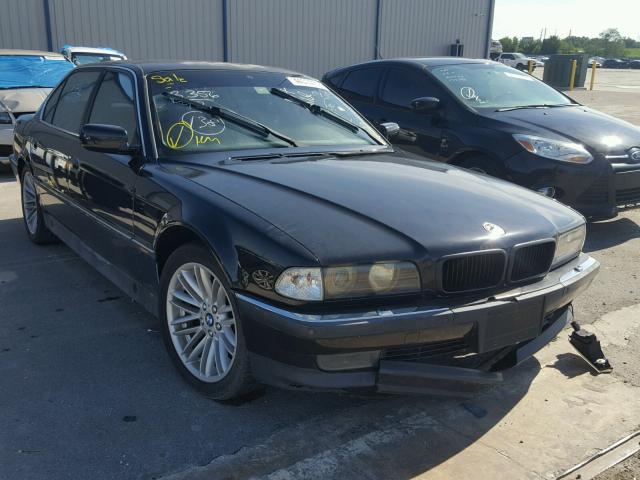 WBAGK2320WDH68757 - 1998 BMW 750 IL BLACK photo 1