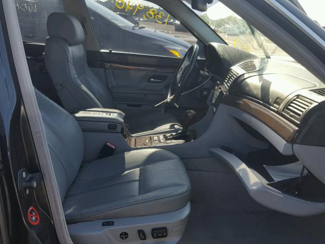 WBAGK2320WDH68757 - 1998 BMW 750 IL BLACK photo 5