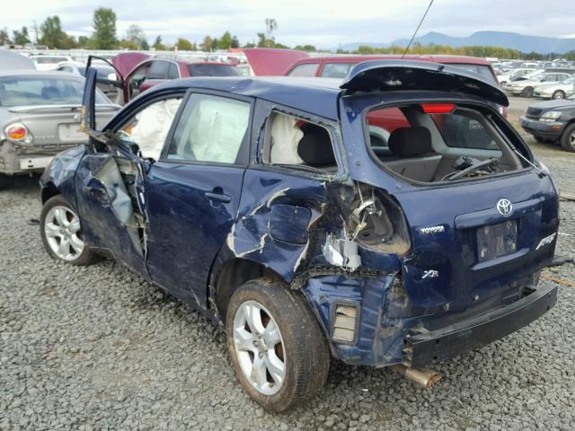 2T1KR30E47C653443 - 2007 TOYOTA COROLLA MA BLUE photo 3