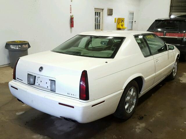 1G6ET1293XU612939 - 1999 CADILLAC ELDORADO T WHITE photo 4