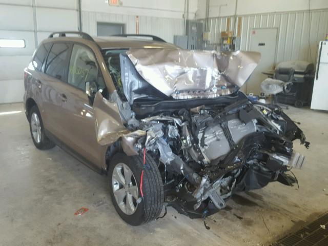 JF2SJADC0FH826181 - 2015 SUBARU FORESTER 2 GRAY photo 1