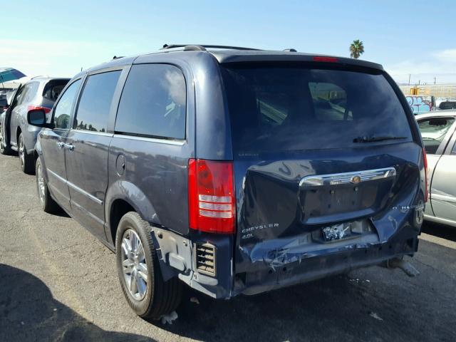 2A8HR64X79R633531 - 2009 CHRYSLER TOWN & COU BLUE photo 3