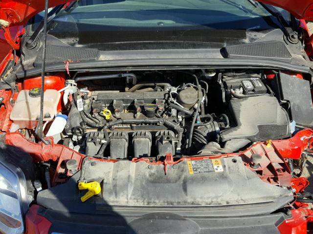 1FADP3F27EL320807 - 2014 FORD FOCUS SE RED photo 7