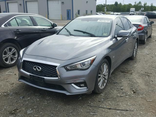 JN1EV7AR1JM431165 - 2018 INFINITI Q50 LUXE GRAY photo 2