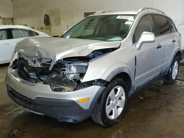 3GNAL1EK1ES647445 - 2014 CHEVROLET CAPTIVA LS ვერცხლისფერი ფოტო 2