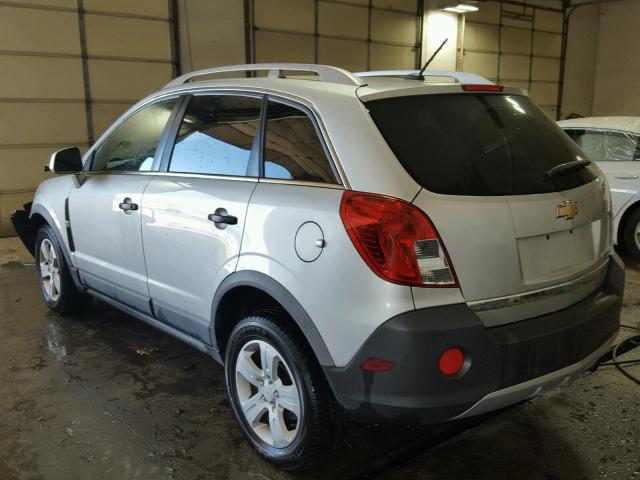 3GNAL1EK1ES647445 - 2014 CHEVROLET CAPTIVA LS ვერცხლისფერი ფოტო 3