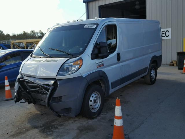 3C6TRVAG7GE109575 - 2016 RAM PROMASTER SILVER photo 2