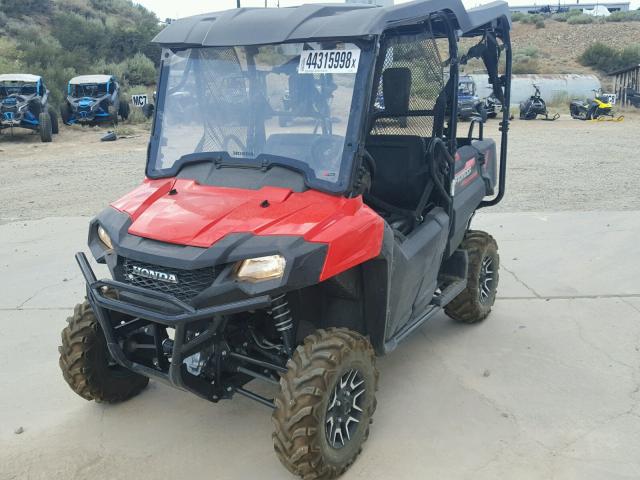 1HFVE0279J4400432 - 2018 HONDA SXS700 M2 ORANGE photo 2