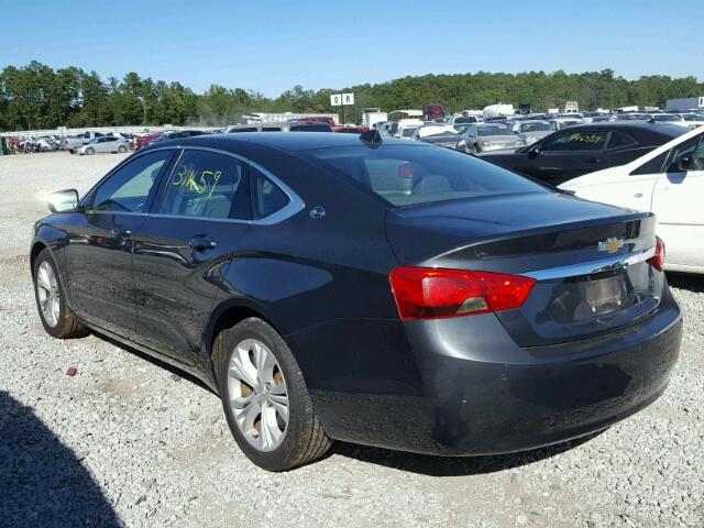 2G1125S35E9119316 - 2014 CHEVROLET IMPALA LT GRAY photo 3