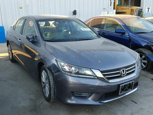 1HGCR2F85DA182033 - 2013 HONDA ACCORD EXL GRAY photo 1