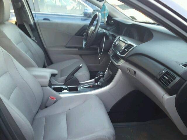 1HGCR2F85DA182033 - 2013 HONDA ACCORD EXL GRAY photo 5