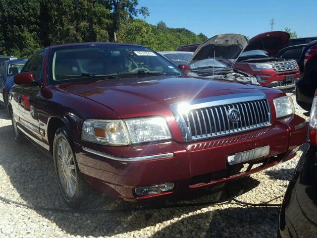 2MEHM75V19X618638 - 2009 MERCURY GRAND MARQ MAROON photo 1