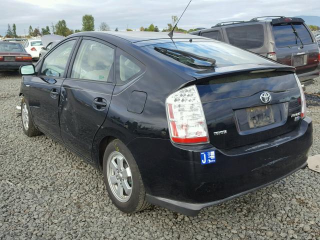 JTDKB20U293500688 - 2009 TOYOTA PRIUS BLACK photo 3