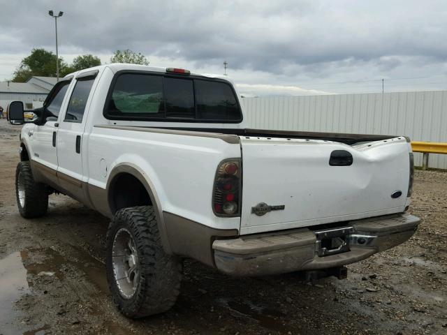 1FTNW21P84EB37322 - 2004 FORD F250 SUPER WHITE photo 3