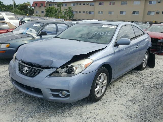 4T1CE30PX8U766928 - 2008 TOYOTA CAMRY SOLA BLUE photo 2