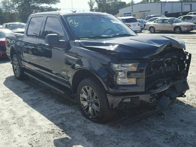 1FTEW1EG0GFA95280 - 2016 FORD F150 SUPER BLACK photo 1