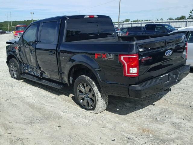 1FTEW1EG0GFA95280 - 2016 FORD F150 SUPER BLACK photo 3