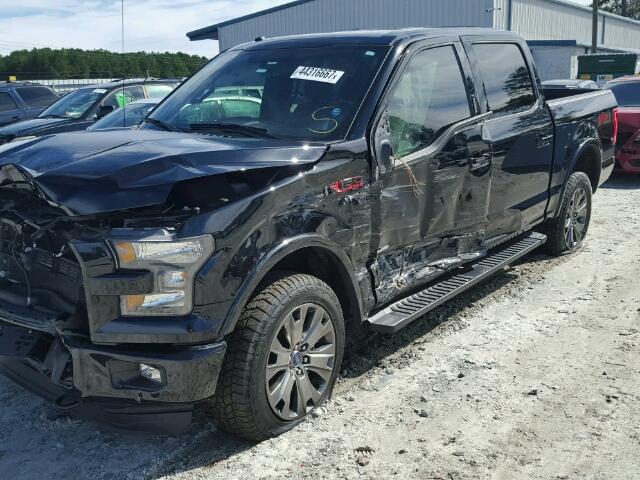 1FTEW1EG0GFA95280 - 2016 FORD F150 SUPER BLACK photo 9