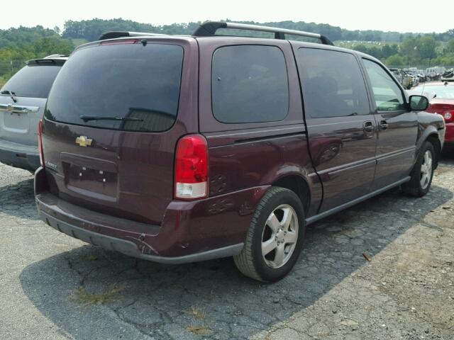 1GNDV33108D129487 - 2008 CHEVROLET UPLANDER L 勃艮第红 照片 4