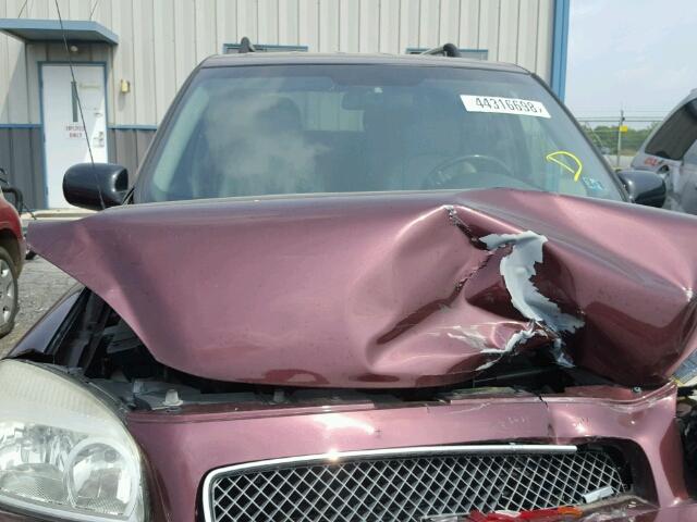 1GNDV33108D129487 - 2008 CHEVROLET UPLANDER L 勃艮第红 照片 7