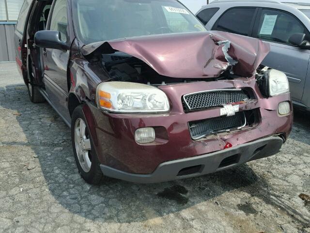 1GNDV33108D129487 - 2008 CHEVROLET UPLANDER L 勃艮第红 照片 9