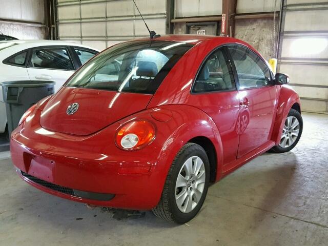 3VWPW31C69M505880 - 2009 VOLKSWAGEN NEW BEETLE 红色 照片 4