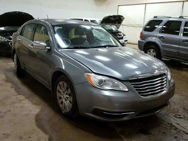 1C3CCBAB2CN134939 - 2012 CHRYSLER 200 LX GRAY photo 1