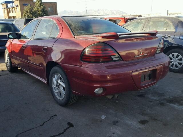 1G2NE52EX5M168794 - 2005 PONTIAC GRAND AM RED photo 3