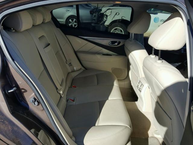 JN1BV7AP6FM340580 - 2015 INFINITI Q50 BASE Marrón foto 6