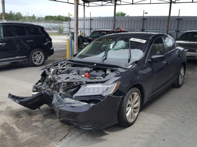 19UDE2F36HA004738 - 2017 ACURA ILX BASE BLACK photo 2
