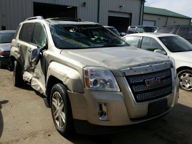 2CTFLJEY8A6344128 - 2010 GMC TERRAIN GOLD photo 1