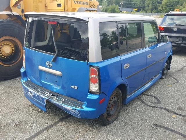 JTLKT324664068391 - 2006 TOYOTA SCION XB Көк фото 4