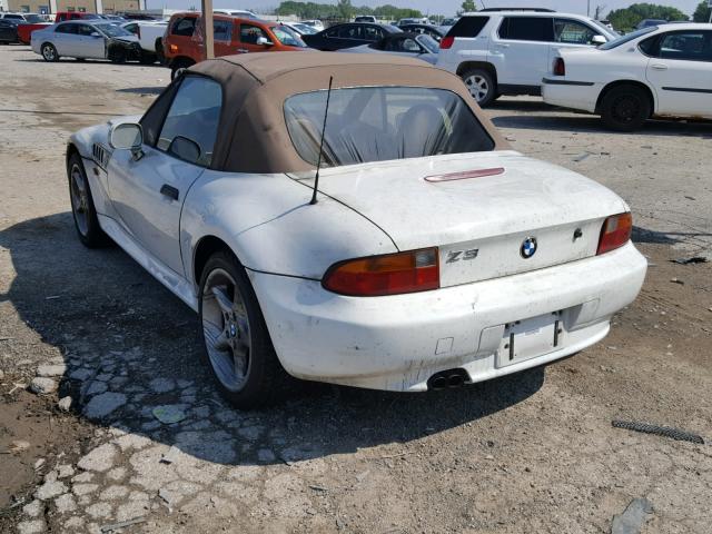 4USCJ3327VLC08761 - 1997 BMW Z3 2.8 WHITE photo 3