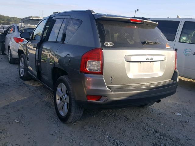 1C4NJCBB3CD521214 - 2012 JEEP COMPASS SP GRAY photo 3