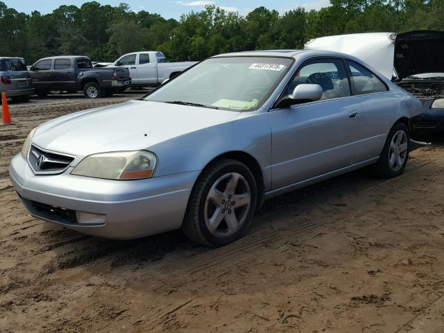 19UYA42661A014524 - 2001 ACURA 3.2CL TYPE SILVER photo 2