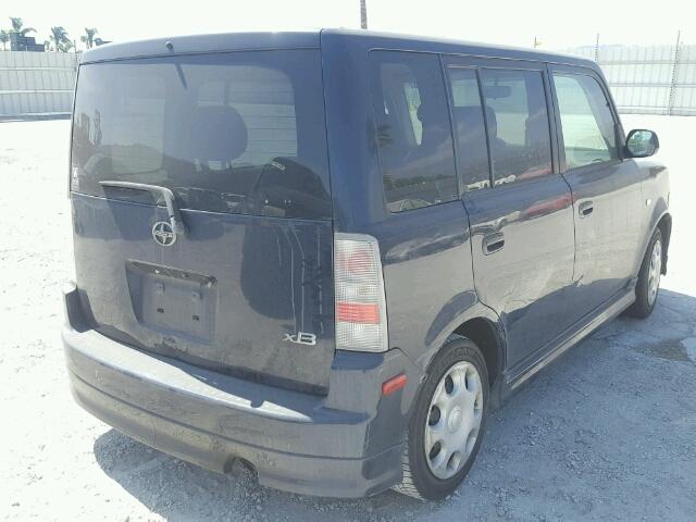 JTLKT334X40131737 - 2004 TOYOTA SCION XB Көк фото 4