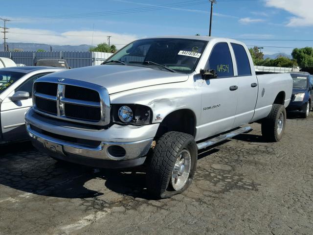 3D7KS28C45G827750 - 2005 DODGE RAM 2500 S SILVER photo 2