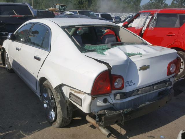 1G1ZC5EB3AF186114 - 2010 CHEVROLET MALIBU 1LT WHITE photo 3