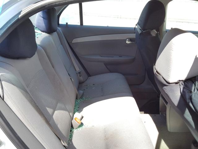 1G1ZC5EB3AF186114 - 2010 CHEVROLET MALIBU 1LT WHITE photo 6