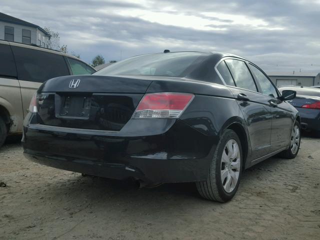 1HGCP2F89AA011688 - 2010 HONDA ACCORD EXL Czarny zdjęcie 4