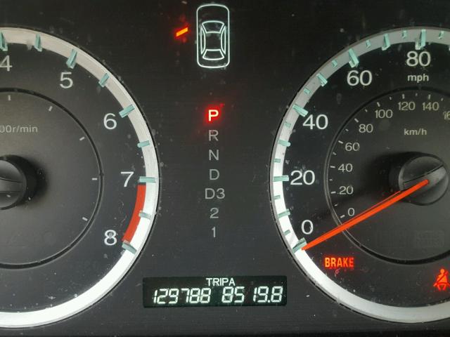 1HGCP2F89AA011688 - 2010 HONDA ACCORD EXL Czarny zdjęcie 8