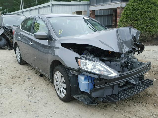 3N1AB7AP7HY222557 - 2017 NISSAN SENTRA S GRAY photo 1