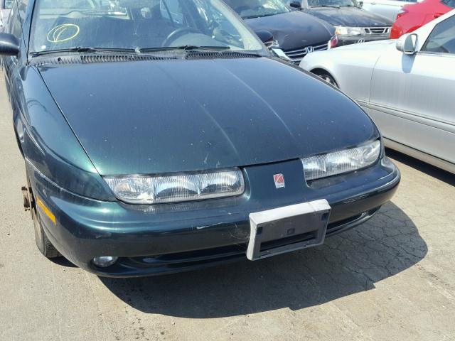 1G8ZK8271VZ295973 - 1997 SATURN SW2 GREEN photo 9
