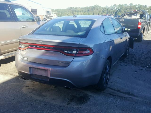 1C3CDFBB4GD564759 - 2016 DODGE DART SXT SILVER photo 4