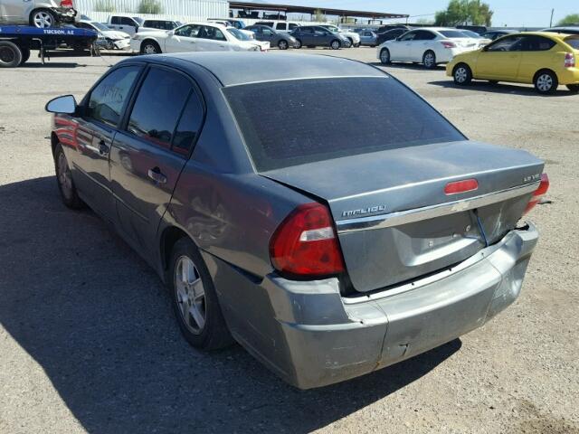 1G1ZT52814F114051 - 2004 CHEVROLET MALIBU LS CHARCOAL photo 3