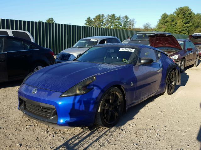 JN1AZ4EH7BM555087 - 2011 NISSAN 370Z BASE BLUE photo 2