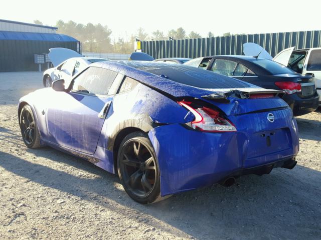 JN1AZ4EH7BM555087 - 2011 NISSAN 370Z BASE BLUE photo 3