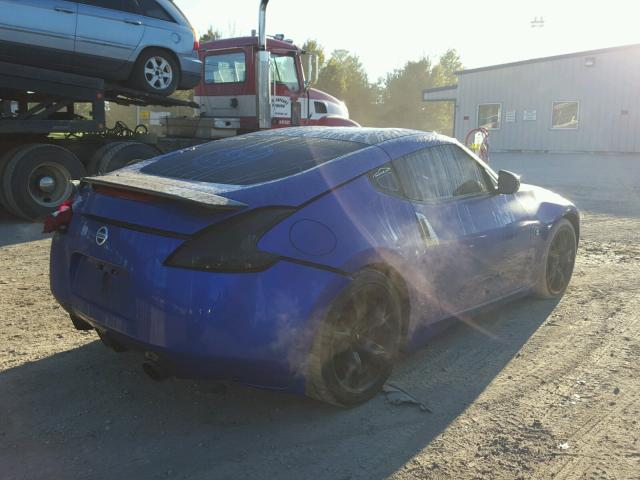 JN1AZ4EH7BM555087 - 2011 NISSAN 370Z BASE BLUE photo 4